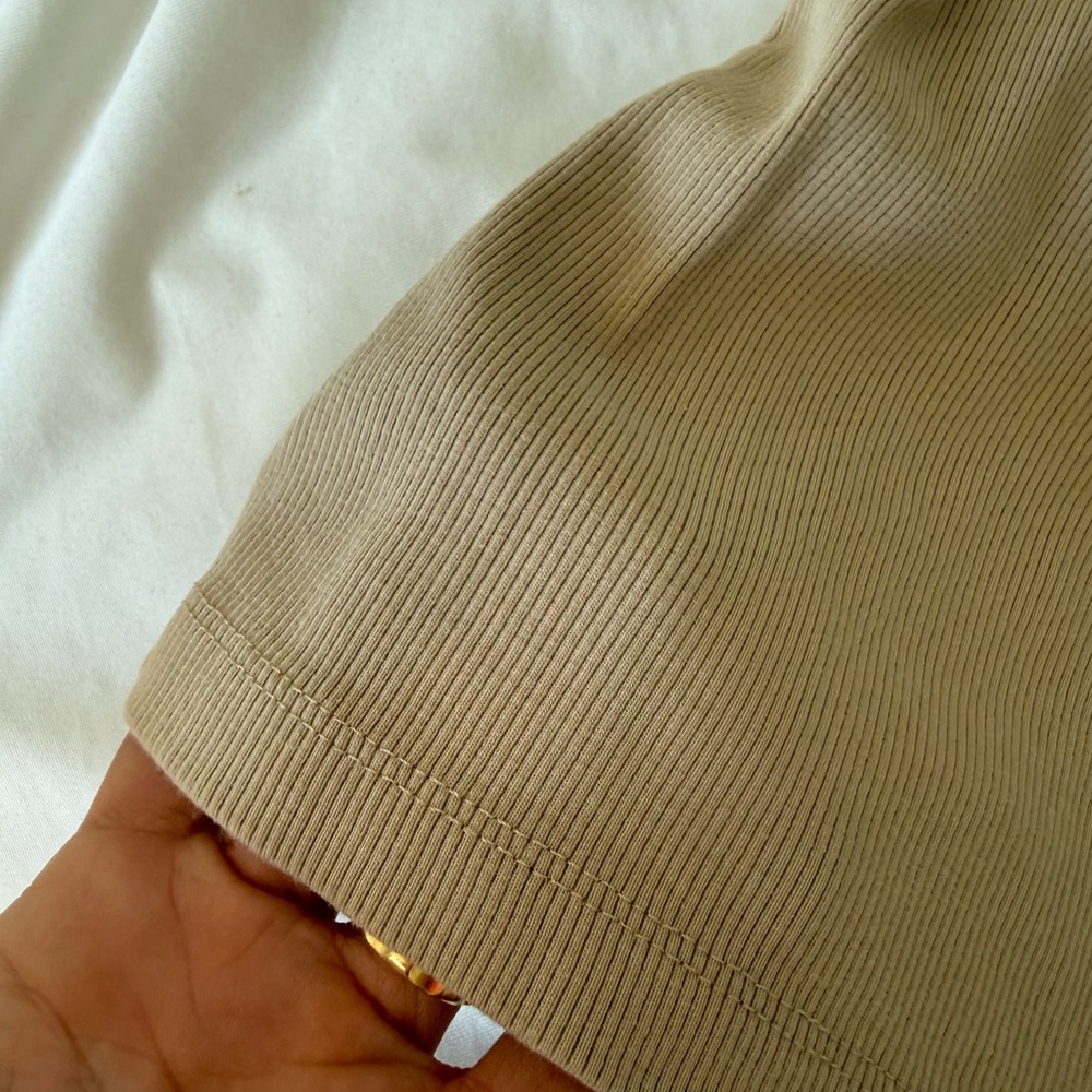 H&M Beige Ribbed Tank Top - Picture 4 of 4